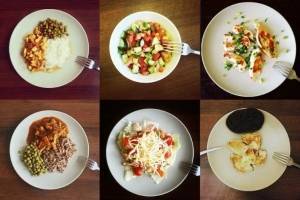 Порции еды при похудении