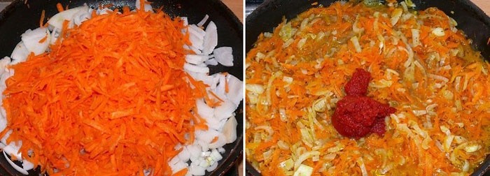 Зажарка с морковью