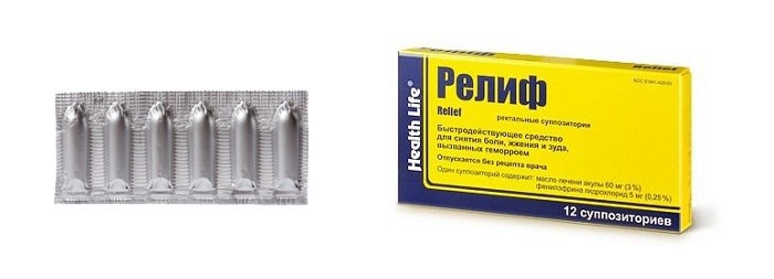 Суппозитории Релиф