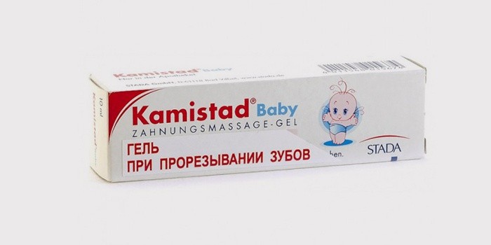 Камистад при прорезывании зубов у грудничка Камистад при прорезывании зубов у грудничка
