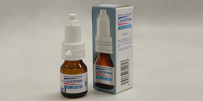 Капли для носа «Санорин»
