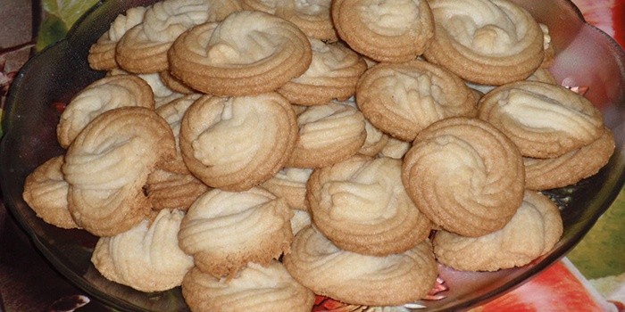 Вкусное домашнее печенье песочное