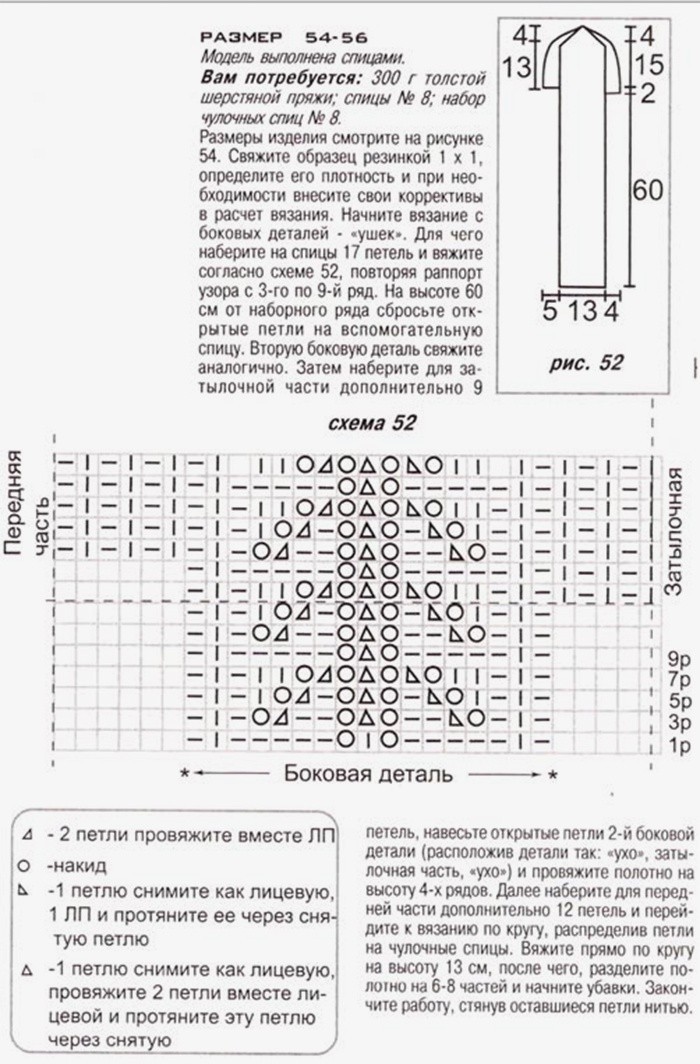 Шапка шлем схема вязания на спицах 791