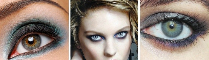 Пошаговый макияж для голубых глаз