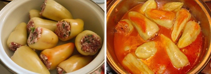 рецепт фаршированного перца без томатной пасты рецепт фаршированного перца без томатной пасты