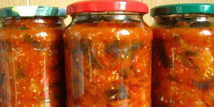 Салат десяточка на зиму с баклажанами пошаговый Салат десяточка на зиму с баклажанами пошаговый