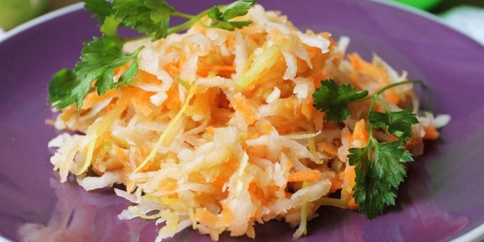 Салат из дайкона - рецепты с фото