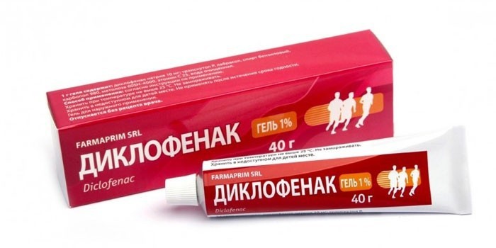 Противовоспалительная мазь для мышц Диклофенак