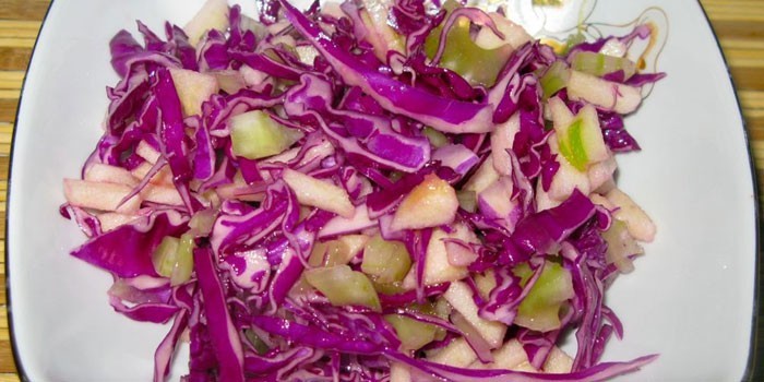 Салат из краснокочанной капусты - быстрые и вкусные рецепты приготовления салата с уксусом или майонезом