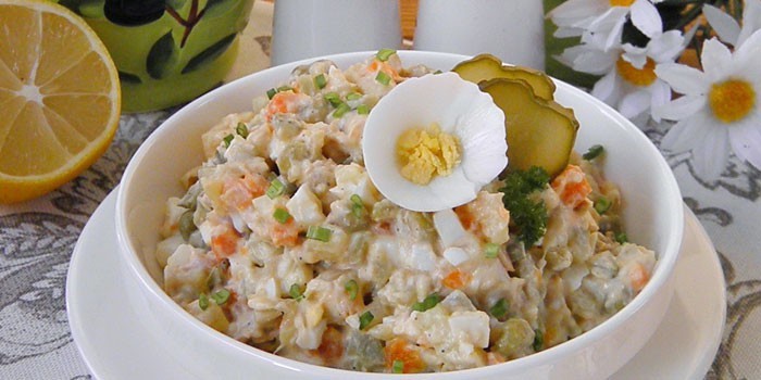 Рецепт салата столичный классический
