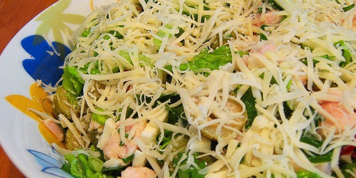 Курицей копченой салат с простой рецепт с Курицей копченой салат с простой рецепт с