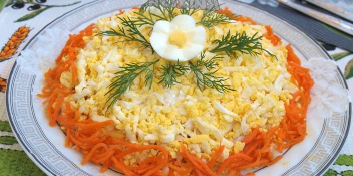 Салат из куриной грудки копченой рецепты простые и вкусные 149