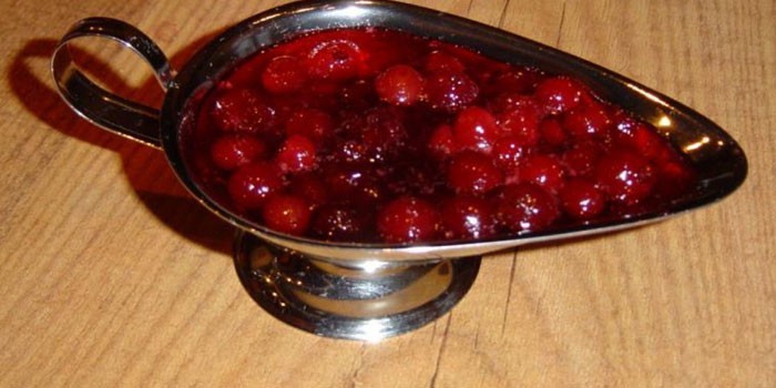 Соус с клюквы к мясу