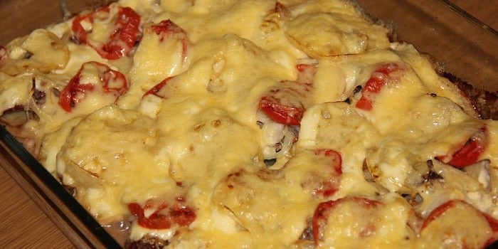 Мясо по французски с картошкой и помидорами рецепт фото пошагово в Мясо по французски с картошкой и помидорами рецепт фото пошагово в