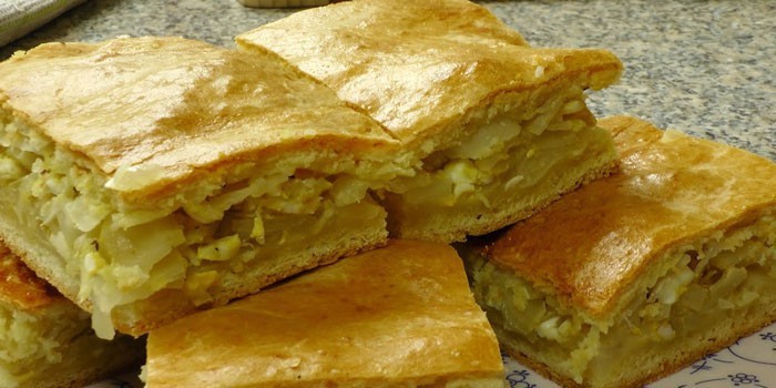 Пирог с картошкой - как вкусно и быстро приготовить по рецептам с фото тесто и начинку