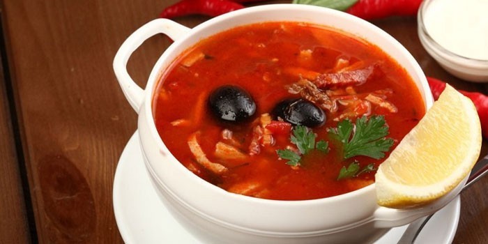 Рецепт суп солянки мясной сборной классический пошаговый рецепт с