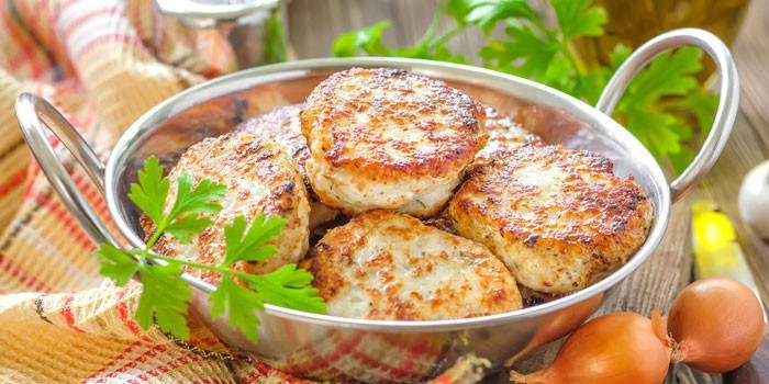 Котлеты из индейки с рисом рецепт