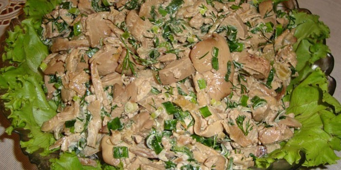 Салат из печени с грибами рецепт с очень вкусный Салат из печени с грибами рецепт с очень вкусный
