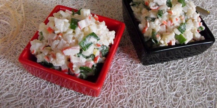 Салат с крабовыми палочками - рецепты с фото
