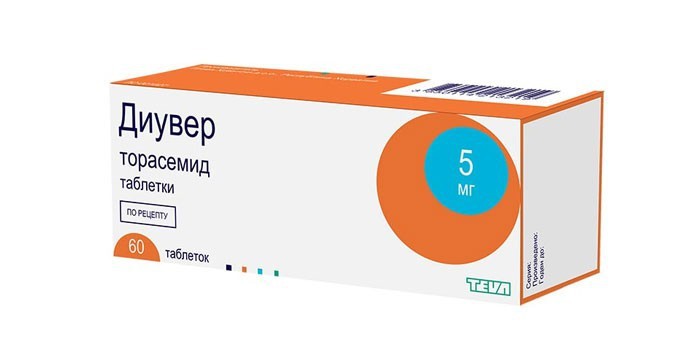 Таблетки Диувер в упаковке