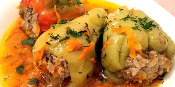 Как приготовить вкусно перец с фаршем