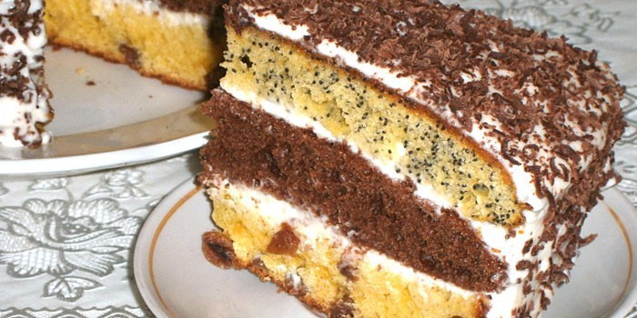 Сметанный торт - рецепты с фото