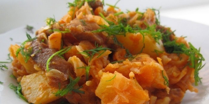 Картофель тушеный с мясом как в детском саду пошагово Картофель тушеный с мясом как в детском саду пошагово