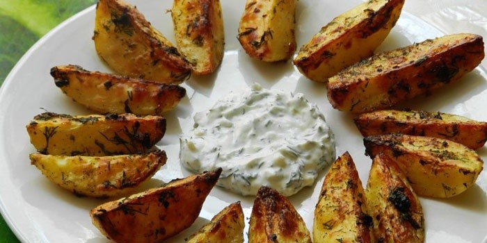 картофельные дольки с сырным соусом рецепт картофельные дольки с сырным соусом рецепт