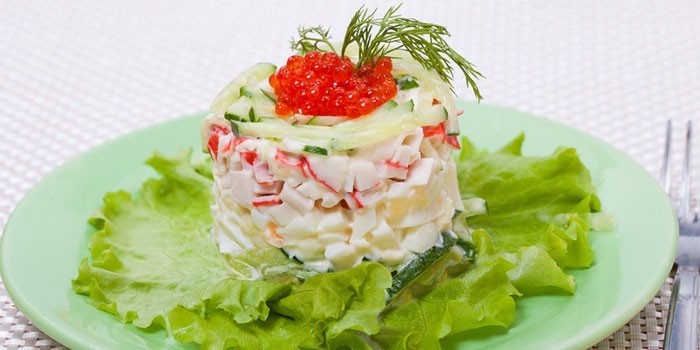 Салат царский рецепт с кальмарами и крабовыми палочками рецепт с Салат царский рецепт с кальмарами и крабовыми палочками рецепт с