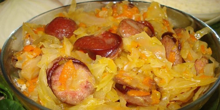Как приготовить тушеную капусту - пошаговый рецепт с фото