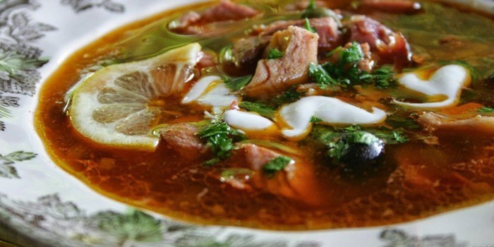 рецепт солянки мясной сборной пошаговый рецепт с фото