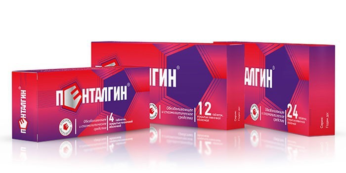 Таблетки Пенталгин