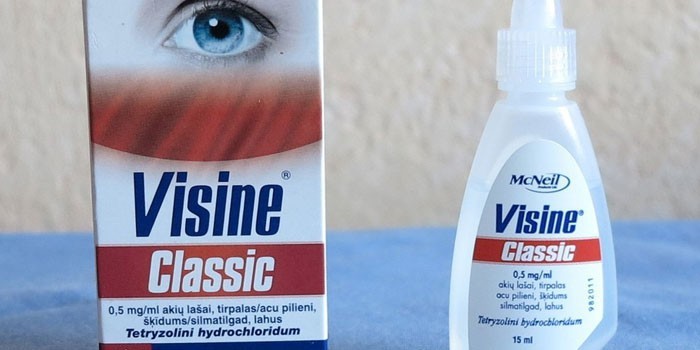 Глазные капли Визин