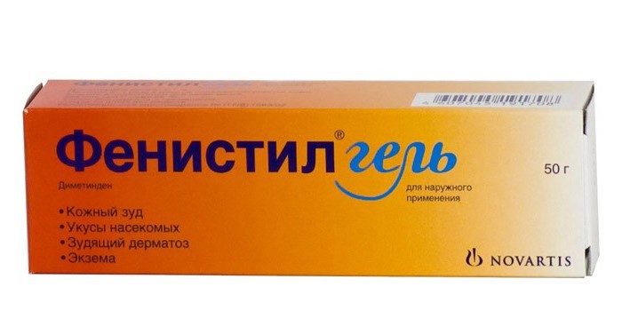 Упаковка препарата Фенистил-гель в упаковке