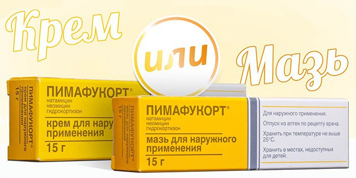 крем и мазь Пимафукорт в упаковке