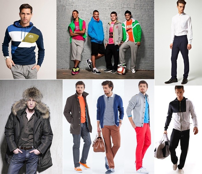 Спортивные модели мужской одежды