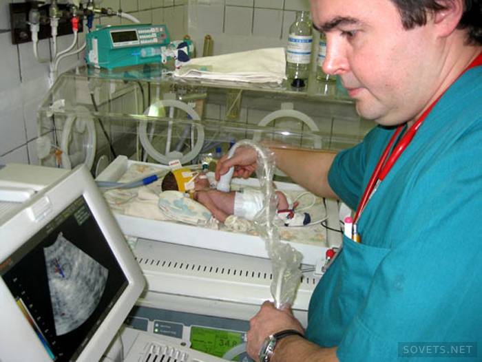 Первое УЗИ исследование новорожденного