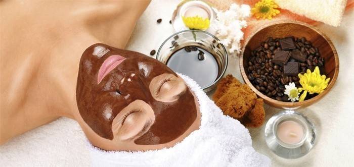 Маска из кофейной гущи