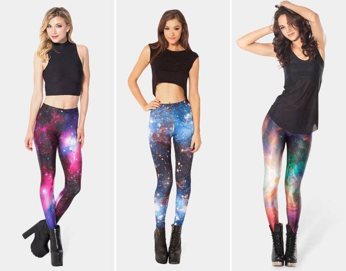 Модные космические леггинсы 2017