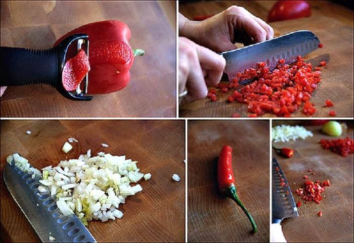 Режем овощи