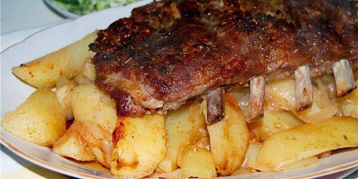 С картошкой