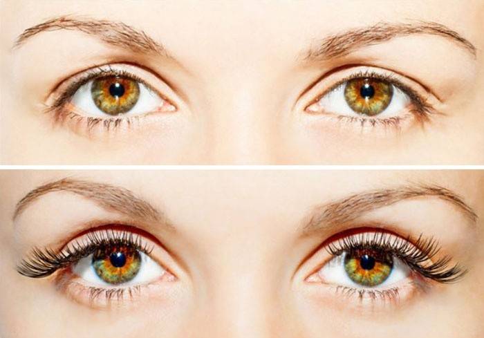 Результат наращивания 3D-lashes