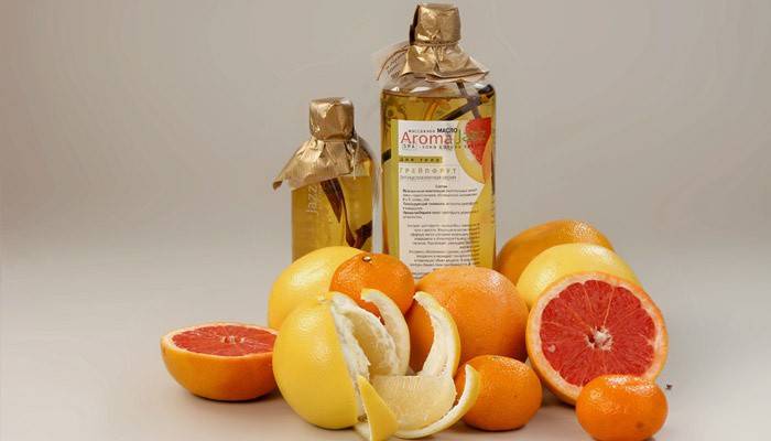 Мандарины, апельсины и грейпфрут