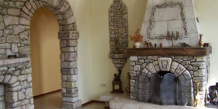 Интерьер с использованием искусственного кирпича