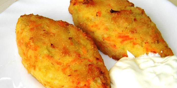 Морковные котлеты