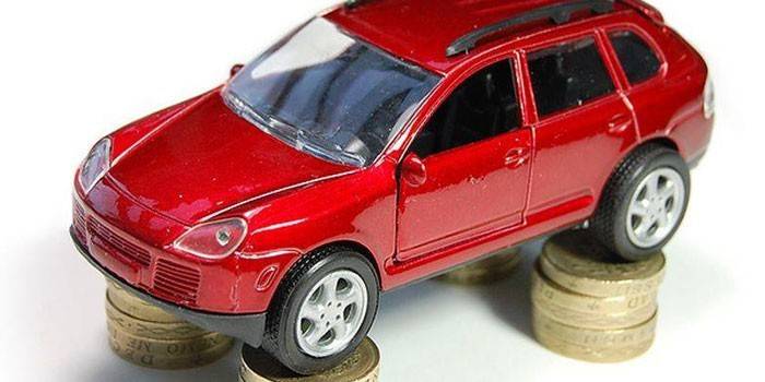 Автомобиль на монетах