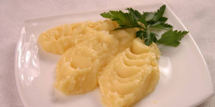 Пюре из картофеля на воде
