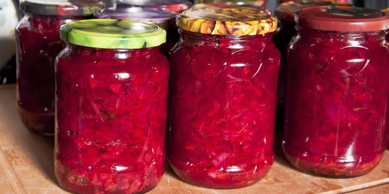Заправка для борща в банках