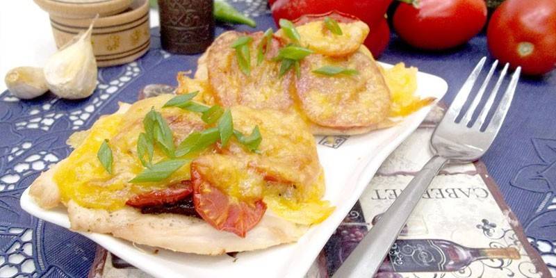 Куриные отбивные с сыром