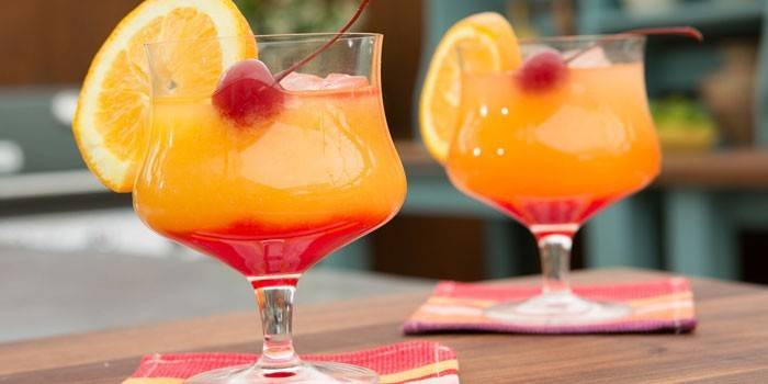 Коктейль Tequila Sunrise